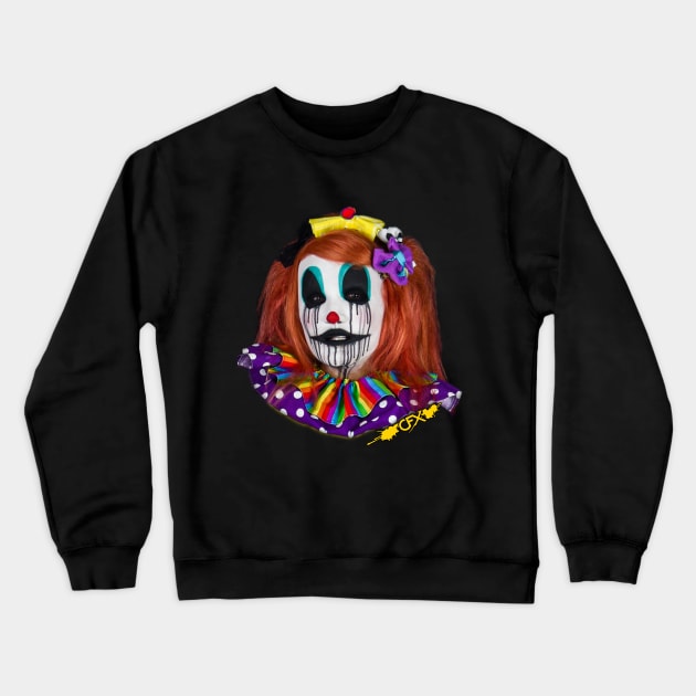 Tesazombie the Clown - Red Hair Variant Crewneck Sweatshirt by CFXMasks